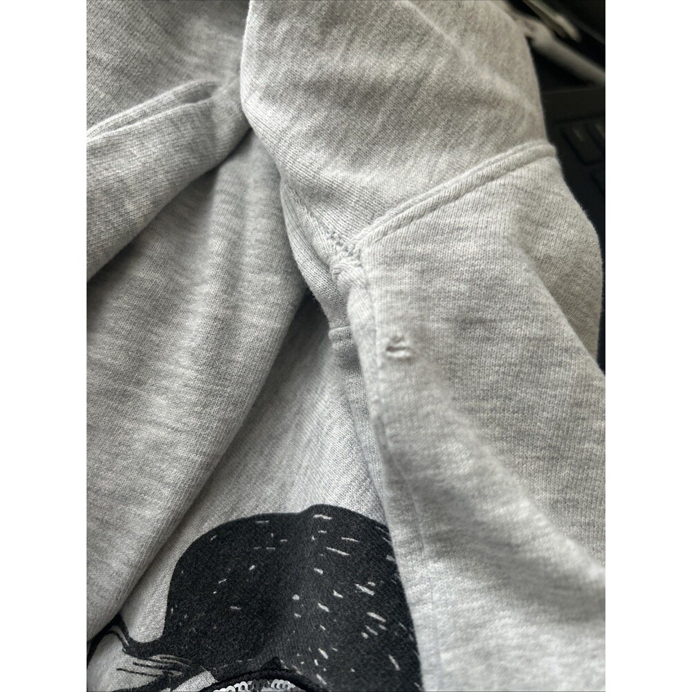 Women's Only Our Story Gray Geeked Graffic Sweatshirt Size L - Picture 8 of 8